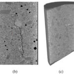 Postup zpracování tomograrafického měření: (a) nezpracovaný rentgenový snímek, (b) 2D pohled na
rekonstruovaná data CT, (c) 3D pohled na pevné fáze a (d) separované póry